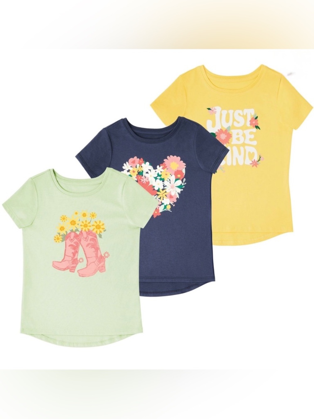 Girl’s Set of 3 T Shirts